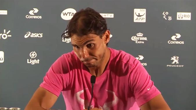 Rafa Nadal: Aun bajare mas en el ranking los siguientes meses
