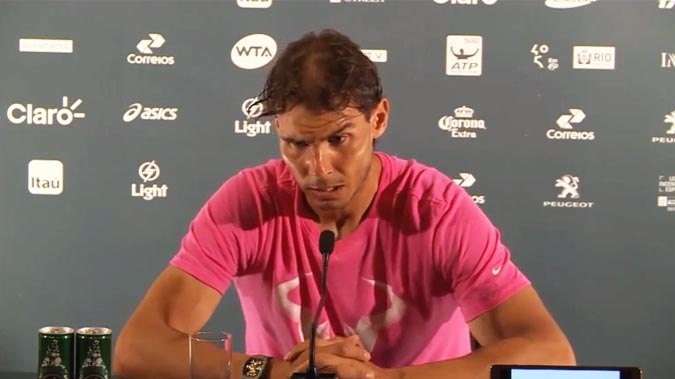 Nadal: Tuve un bajon fisico muy grande en el segundo set