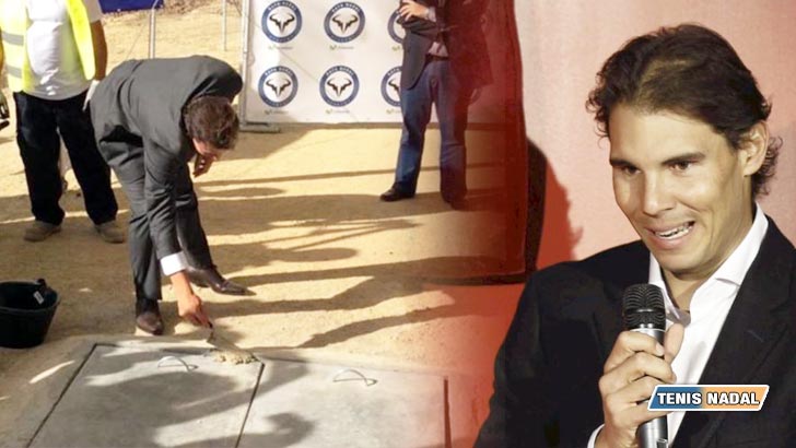 Piedra 1 de la Academia de Rafa Nadal con Movistar