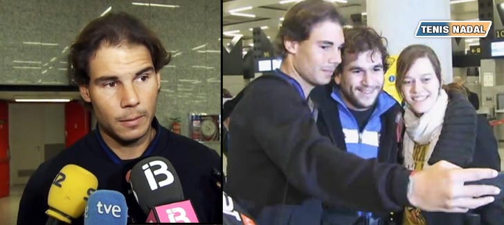 Rafael Nadal vol a Abu Dhabi: "An queda trabajo por hacer"