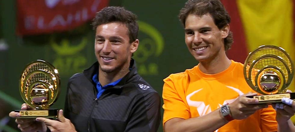 Primer t�tulo para Nadal en 2015, campe�n en dobles de Doha