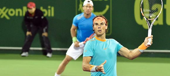 Rafa Nadal jugara la final del dobles en Doha 2015