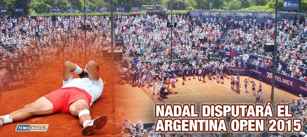 Rafa Nadal ser� primer cabeza de serie en el Argentina Open 2015