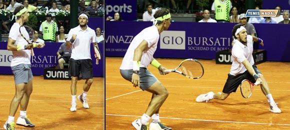 Nadal debuta ganando en dobles: Fisicamente estoy bien, con una gran motivacion