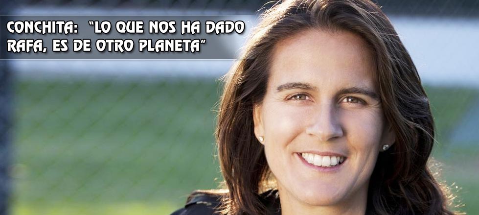 Conchita Martnez: "Rafa se puede recuperar en Roland Garros"