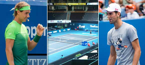 Confirmada exhibicion Nadal-Djokovic en Tailandia