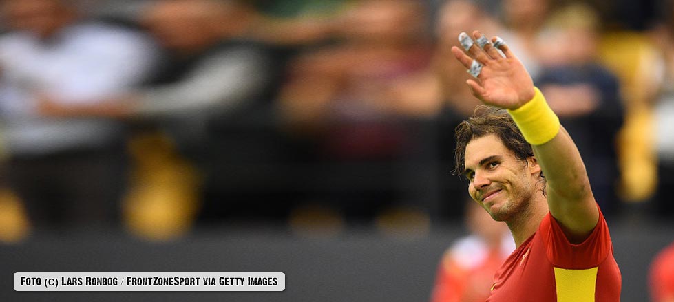 Rafael Nadal, con lo justo y necesario en Copa Davis