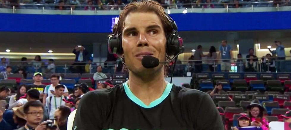 Rafael Nadal: "Me siento m�s r�pido de nuevo porque tengo que pensar menos"