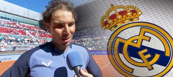Rafa Nadal, dia libre hoy para ver el partido televisado del Madrid
